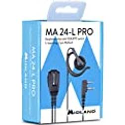Midland MA24-L PRO headset m. VOX/PTT kontakt 2-pin [Levering 1 hverdag]